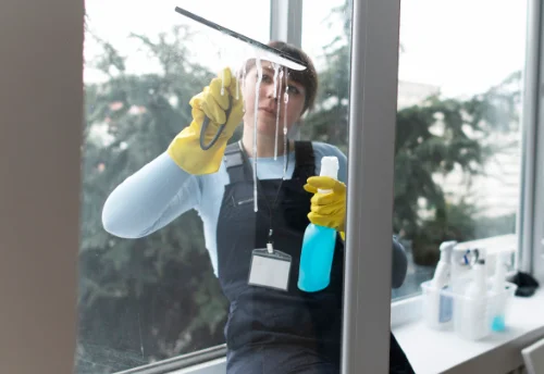 Nettoyage de vitres intérieures et extérieures à Grandchamp-des-Fontaines